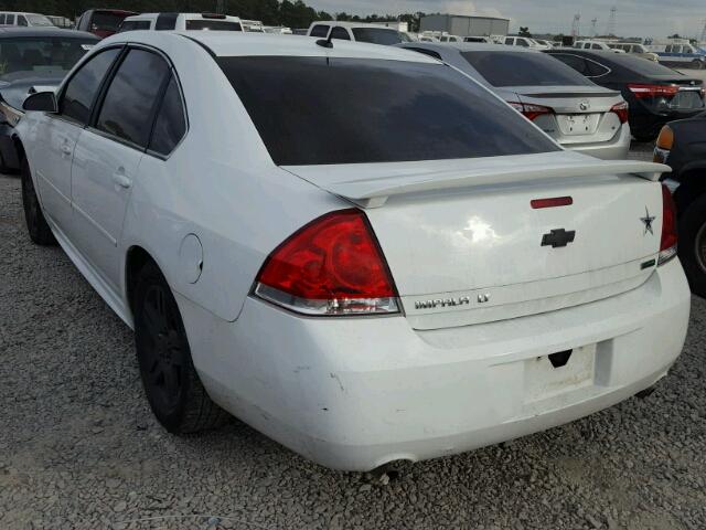 2G1WG5E31D1133245 - 2013 CHEVROLET IMPALA LT WHITE photo 3