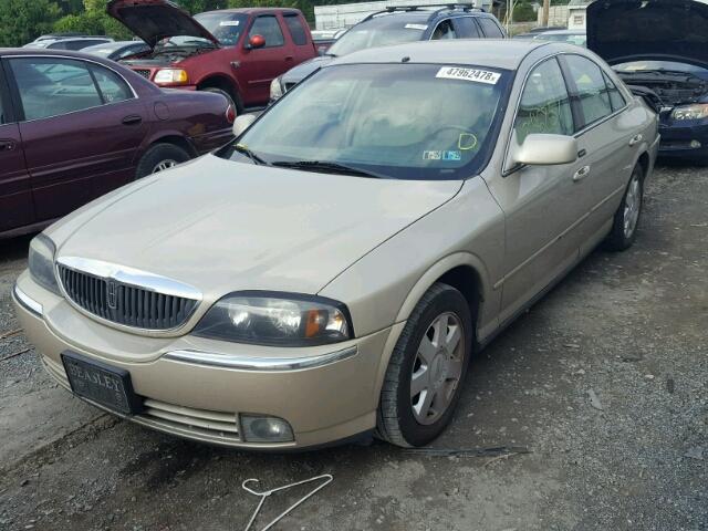 1LNHM86S65Y631841 - 2005 LINCOLN LS GOLD photo 2