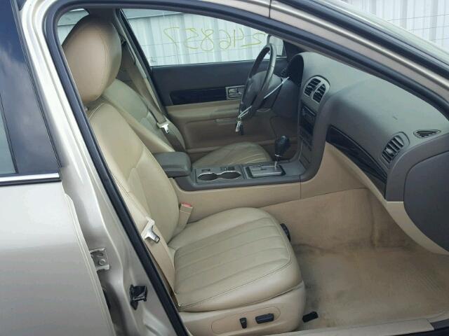 1LNHM86S65Y631841 - 2005 LINCOLN LS GOLD photo 5