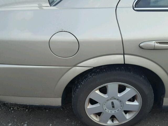 1LNHM86S65Y631841 - 2005 LINCOLN LS GOLD photo 9