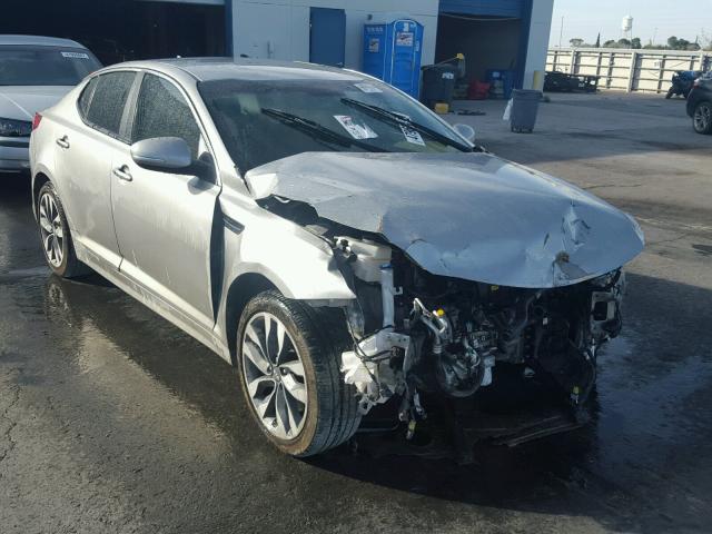 5XXGR4A76FG405245 - 2015 KIA OPTIMA SX SILVER photo 1