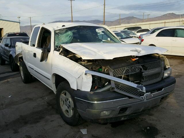 1GCEK19B65E283766 - 2005 CHEVROLET SILVERADO WHITE photo 1