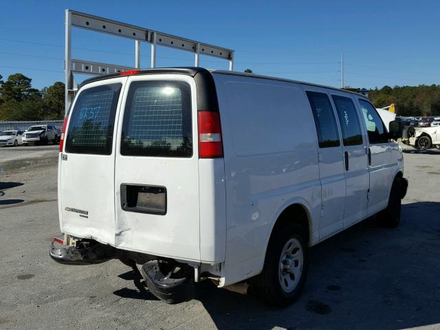 1GCSGAFX5E1129187 - 2014 CHEVROLET EXPRESS G1 WHITE photo 4