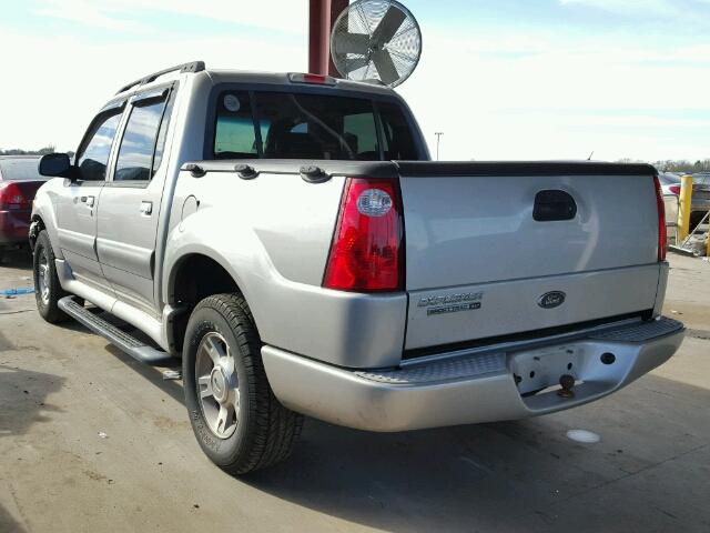 1FMDU67K34UA46867 - 2004 FORD EXPLORER S SILVER photo 3