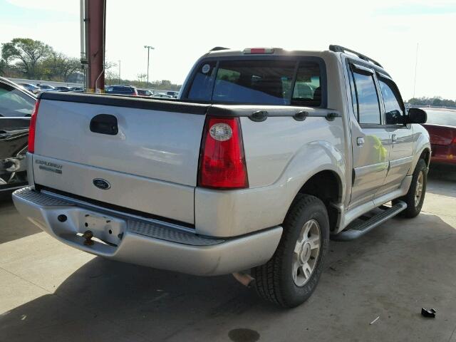 1FMDU67K34UA46867 - 2004 FORD EXPLORER S SILVER photo 4