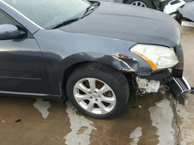 1N4BA41EX7C804697 - 2007 NISSAN MAXIMA SE BLUE photo 9