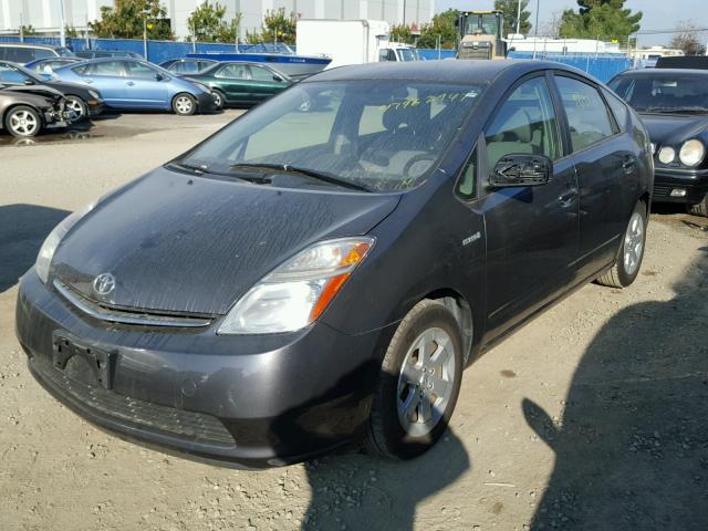 JTDKB20U693499111 - 2009 TOYOTA PRIUS BLACK photo 2