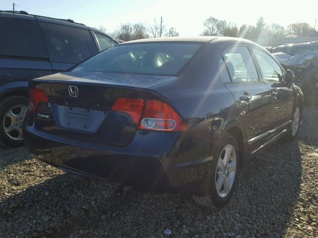 1HGFA16836L087198 - 2006 HONDA CIVIC EX BLUE photo 4