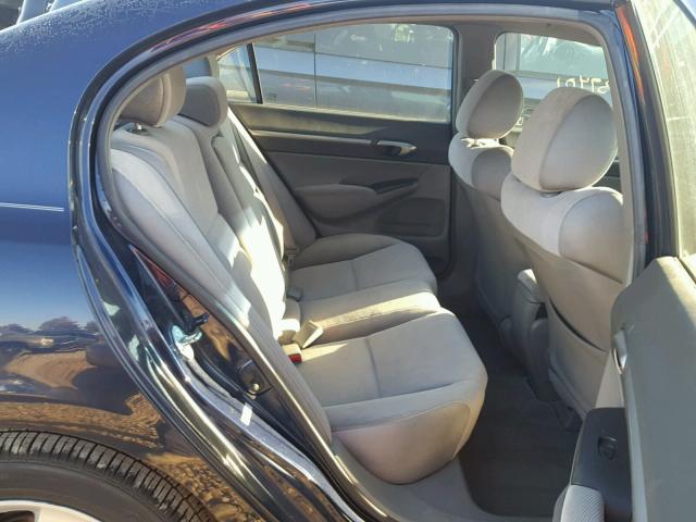 1HGFA16836L087198 - 2006 HONDA CIVIC EX BLUE photo 6