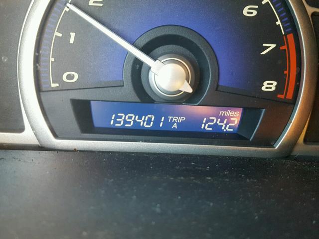 1HGFA16836L087198 - 2006 HONDA CIVIC EX BLUE photo 8