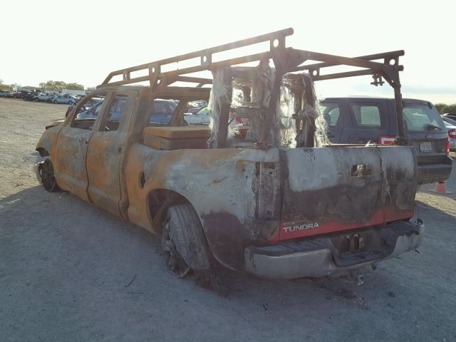 5TFRT54148X022262 - 2008 TOYOTA TUNDRA DOU BURN photo 3