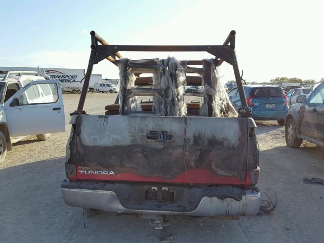 5TFRT54148X022262 - 2008 TOYOTA TUNDRA DOU BURN photo 9