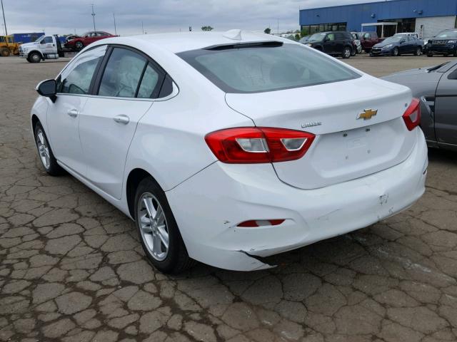 1G1BE5SM0H7151486 - 2017 CHEVROLET CRUZE LT WHITE photo 3