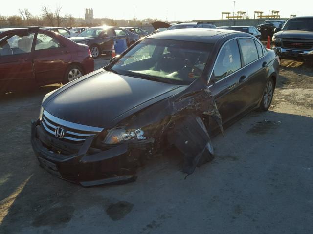 1HGCP2F80BA014447 - 2011 HONDA ACCORD EXL BLACK photo 2