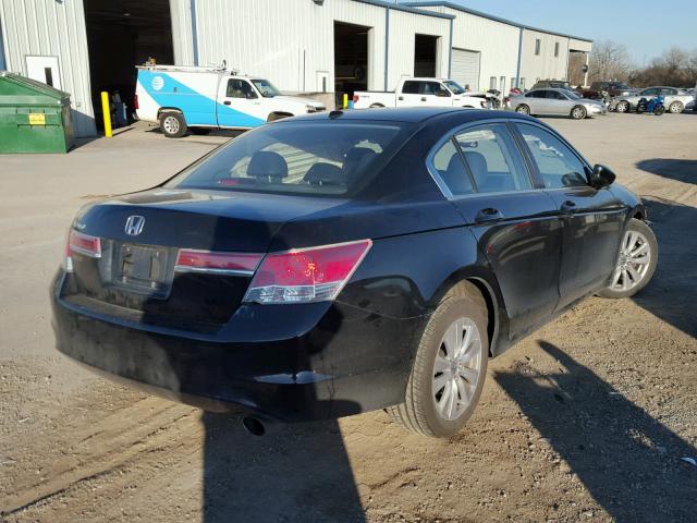 1HGCP2F80BA014447 - 2011 HONDA ACCORD EXL BLACK photo 4