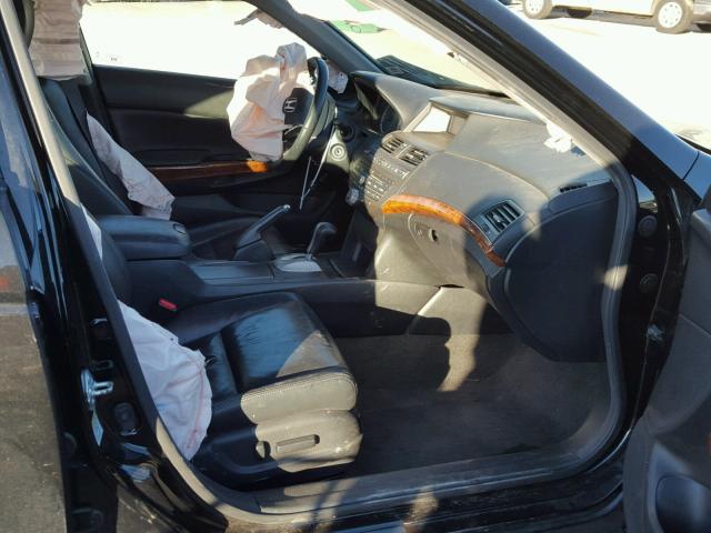1HGCP2F80BA014447 - 2011 HONDA ACCORD EXL BLACK photo 5