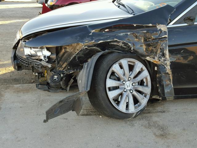 1HGCP2F80BA014447 - 2011 HONDA ACCORD EXL BLACK photo 9
