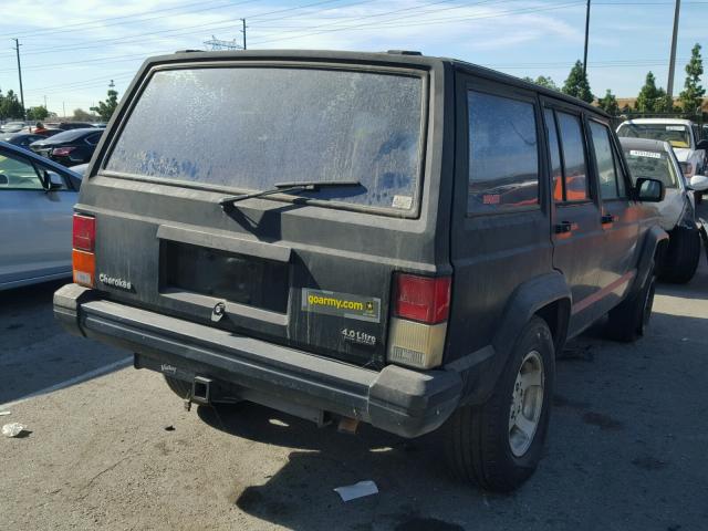 1J4FT28S0TL225678 - 1996 JEEP CHEROKEE S BLACK photo 4