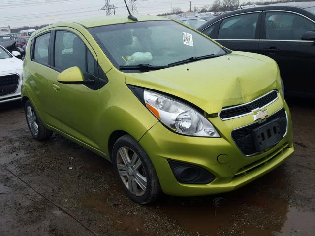 KL8CD6S98DC504003 - 2013 CHEVROLET SPARK 1LT GREEN photo 1