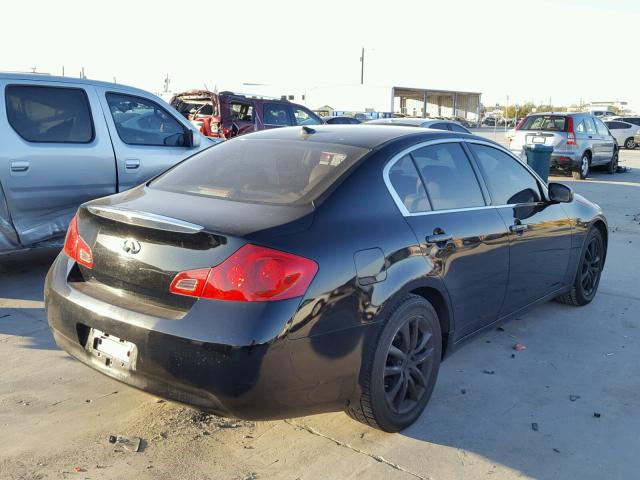 JNKBV61E58M224200 - 2008 INFINITI G35 BLACK photo 4