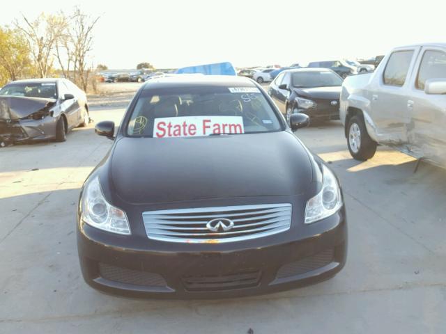 JNKBV61E58M224200 - 2008 INFINITI G35 BLACK photo 9