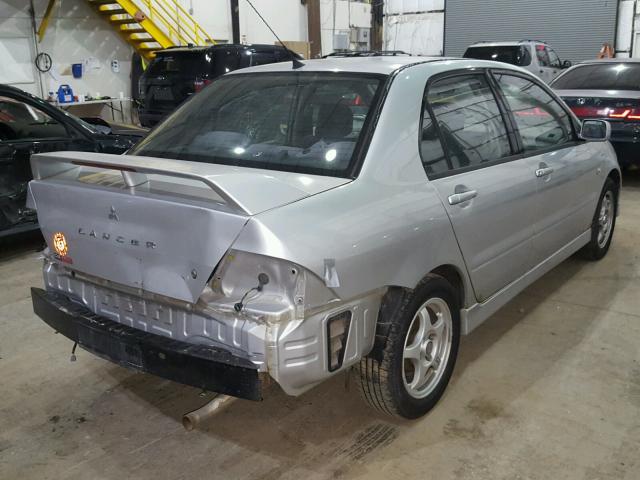 JA3AJ86E13U070038 - 2003 MITSUBISHI LANCER OZ SILVER photo 4