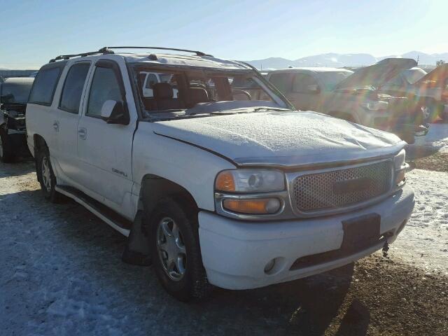 1GKFK66U85J232949 - 2005 GMC YUKON XL D WHITE photo 1