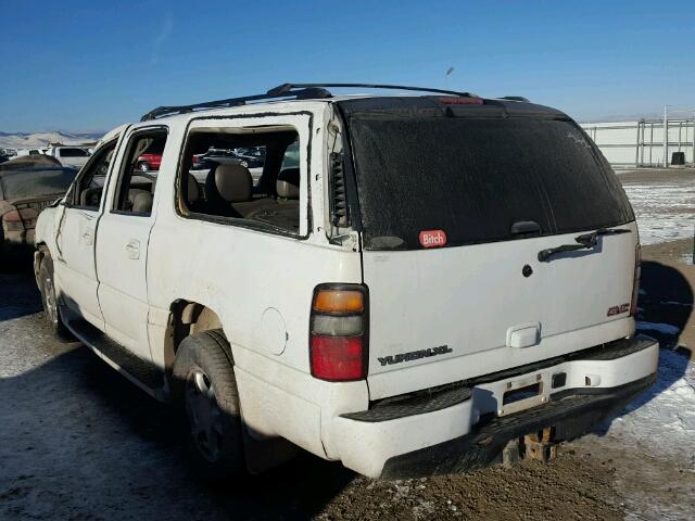 1GKFK66U85J232949 - 2005 GMC YUKON XL D WHITE photo 3