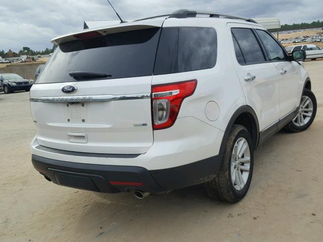 1FM5K8D88DGC31073 - 2013 FORD EXPLORER X WHITE photo 4