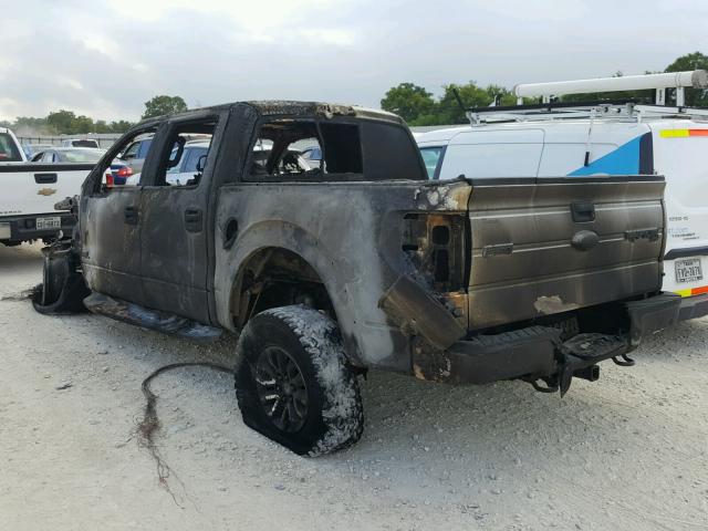 1FTFW1R69DFB16645 - 2013 FORD F150 SVT R BURN photo 3