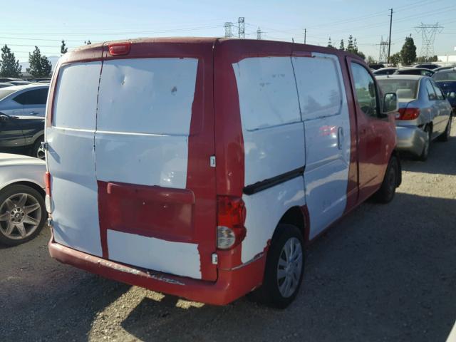 3N63M0YNXFK727579 - 2015 CHEVROLET CITY EXPRE RED photo 4