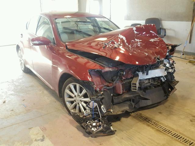 JTHCK262295033429 - 2009 LEXUS IS 250 RED photo 1