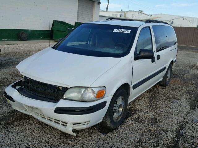 1GNDX03E84D176935 - 2004 CHEVROLET VENTURE WHITE photo 2