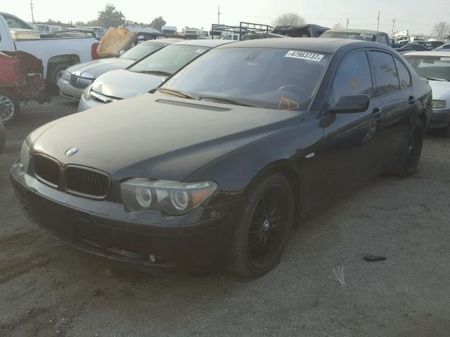 WBAGL63504DP73093 - 2004 BMW 745 I BLACK photo 2