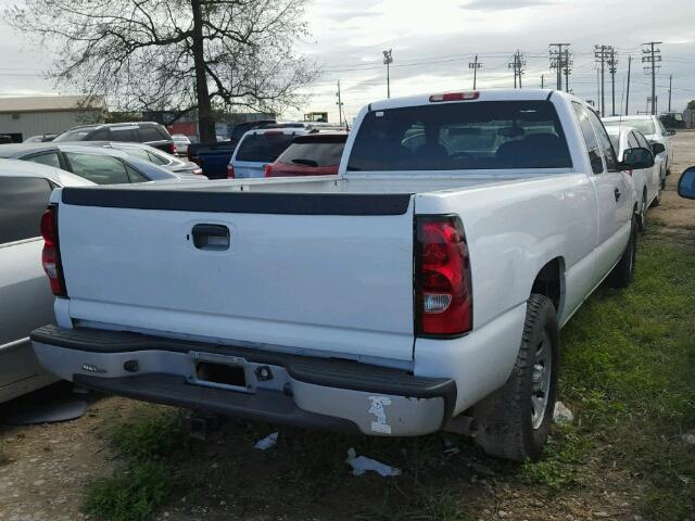 1GCEC19V76E166285 - 2006 CHEVROLET SILVERADO WHITE photo 4