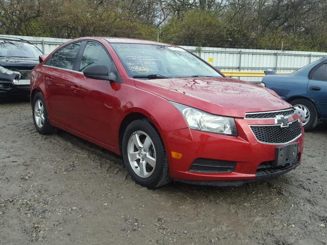 1G1PL5SC4C7179917 - 2012 CHEVROLET CRUZE LT RED photo 1