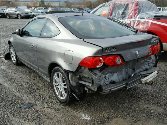 JH4DC54856S012811 - 2006 ACURA RSX GRAY photo 3