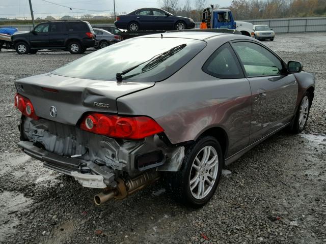 JH4DC54856S012811 - 2006 ACURA RSX GRAY photo 4