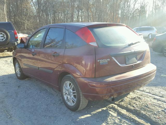 1FAFP37N86W160356 - 2006 FORD FOCUS ZX5 BURGUNDY photo 3