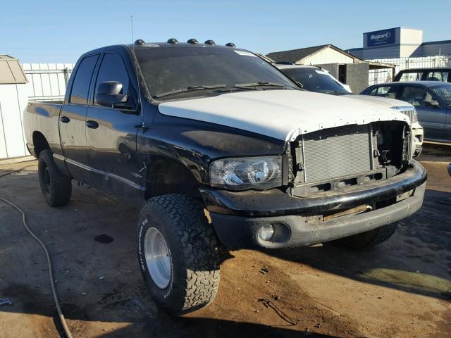 3D7KS28C25G804113 - 2005 DODGE RAM 2500 S BLACK photo 1