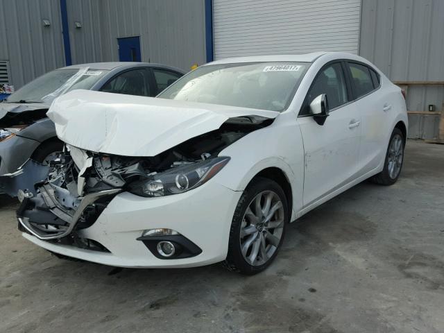 JM1BM1V34F1269675 - 2015 MAZDA 3 TOURING WHITE photo 2