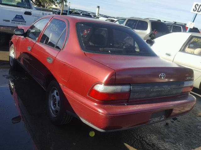 1NXBA02E4VZ643722 - 1997 TOYOTA COROLLA BA RED photo 3