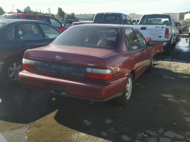 1NXBA02E4VZ643722 - 1997 TOYOTA COROLLA BA RED photo 4