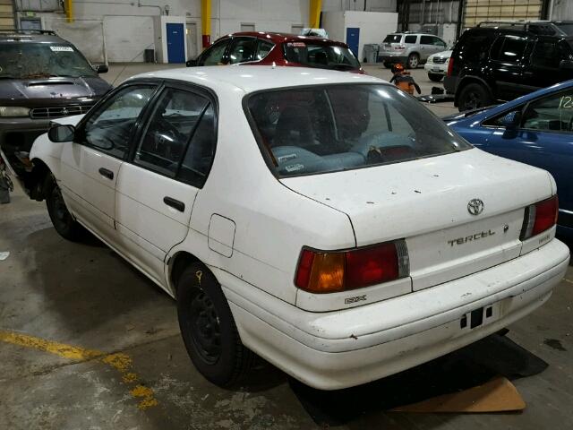 JT2EL43T0P0268477 - 1993 TOYOTA TERCEL DX WHITE photo 3