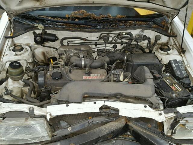 JT2EL43T0P0268477 - 1993 TOYOTA TERCEL DX WHITE photo 7