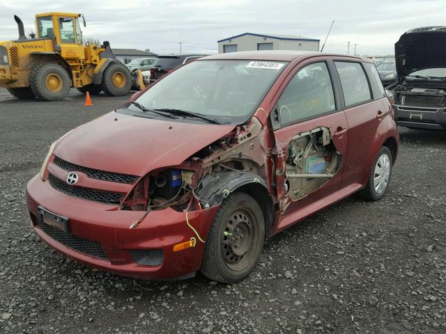 JTKKT624960161306 - 2006 TOYOTA SCION XA MAROON photo 2