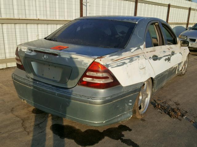 WDBRF64J54F499715 - 2004 MERCEDES-BENZ C 320 GRAY photo 4