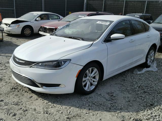 1C3CCCAB6GN101003 - 2016 CHRYSLER 200 LIMITE WHITE photo 2