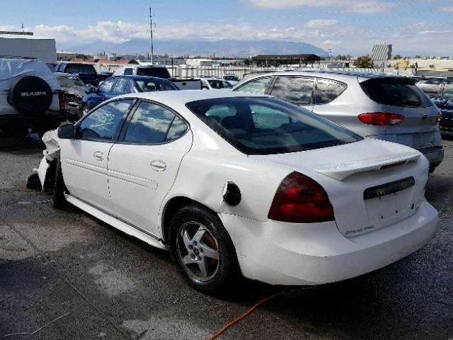 2G2WP522141138405 - 2004 PONTIAC GRAND PRIX WHITE photo 3