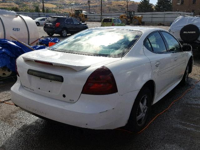 2G2WP522141138405 - 2004 PONTIAC GRAND PRIX WHITE photo 4